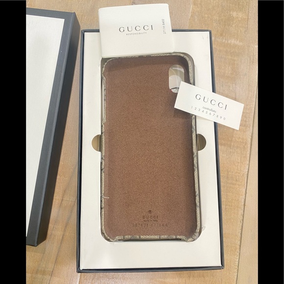 Gucci GG Supreme OPHIDIA IPhone XS Max phone case cover - Picture 7 of 10